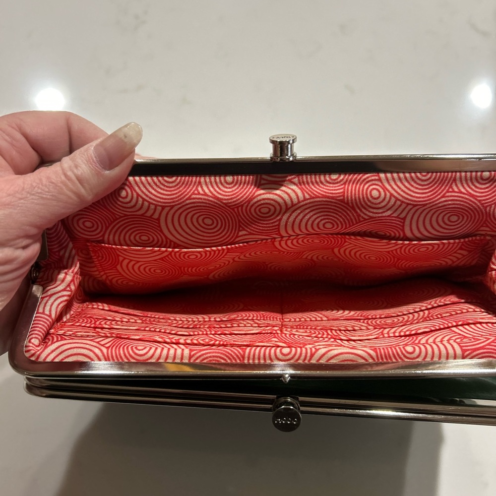 HOBO Lauren Double Clutch Wallet Mint - Picture 7 of 13